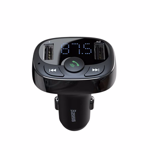 Bluetooth transmitter / car Laadija Baseus S-09A (Overseas Edition) - must