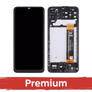 LCD Ekraan ühilduv Samsung A137 A13 4G / A135 A13 / A235 A23 / M336 M33 5G must raamiga OEM