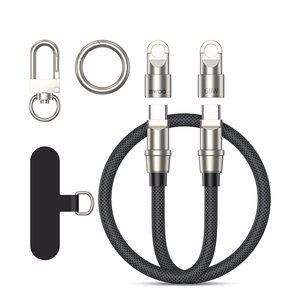 BWOO Lanyard Cable USB-C - USB-C 1.2m 60W with strap