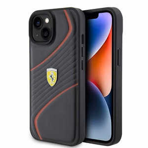 Ferrari FEHCP15SPTWK iPhone 15 6.1" must/must hardcase Twist Metal Logo