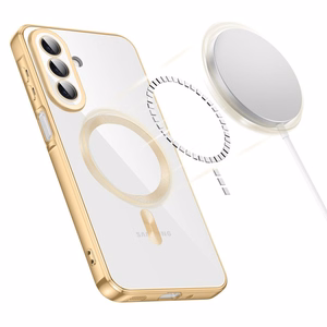 Tech-Protect MagFlex MagSafe ümbris Samsung Galaxy A27 5G jaoks, läbipaistev kuldne