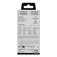 SBS TECABLEUSBIP589A USB-A - Lightning Kaabel - sinine