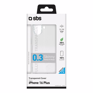 Sbs Skinny ümbris iPhone 16 Plus läbipaistev