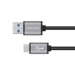Kruger&Matz Basic USB 3.0 pistik – USB-C pistik kaabel, 5 Gbps, 1 m