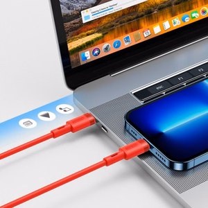 USB kaabel Joyroom S-1224N9 punane Type-C / Lightning 120cm (kuni 20W)