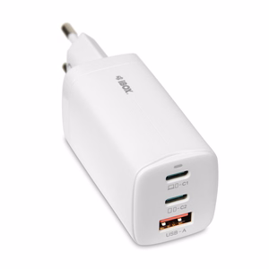 iBOX C-65 valge, GaN 65W universaalne laadija