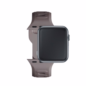 3mk silikoonrihm Apple Watchile, 38/40/41/42 mm, Taupe, väike suurus