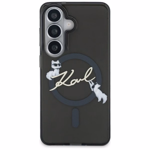 Karl Lagerfeld ümbris IML KC Script MagSafe Samsung Galaxy S26 jaoks must