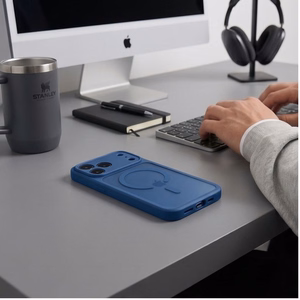 Tech-Protect BasicMag MagSafe ümbris iPhone 17 Pro Max / 18 Pro Max jaoks, matt tumesinine