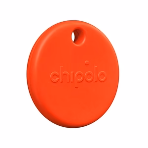 Chipolo POP Bluetooth-esemeleidja vahetatava patareiga iOS-i ja Androidi seadmetele, punane