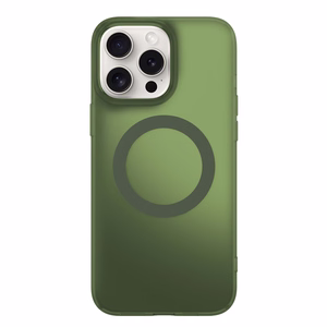 Tecto Shield Mistiq Mag ümbris mudelile iPhone 16 6,1", oliivroheline