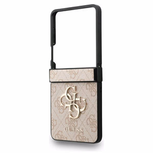 Guess Big 4G Logo Classic Logo Ümbris jaoks Samsung Galaxy Z Flip 7 - Roosa