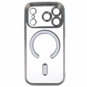 metallik MagSafe Ümbris jaoks Iphone 17 Pro Max hõbedane