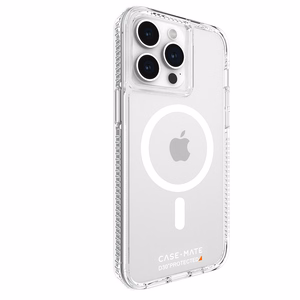 Case-Mate Ultra Tough+ D3O MagSafe ümbris seadmele iPhone 15 Pro Max, läbipaistev