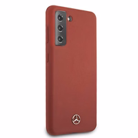 Mercedes Silicone Line ümbris Samsung Galaxy S21+ jaoks - punane