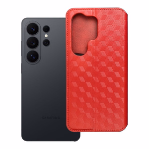 Klappümbris Oppo Reno 15 Pro 5G Cubic Book, punane