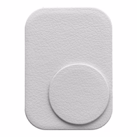 Badge jaoks magnet car hoidja with leather hõbedane