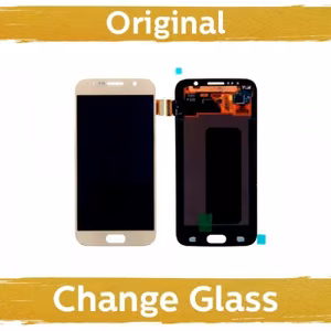 LCD ekraan ühilduv Samsung G920 S6 kuldne (uuendatud: Hiina)