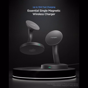 SPIGEN EF151MS ESSENTIAL MAGNETIC MAGSAFE WIRELESS CHARGER 15W must