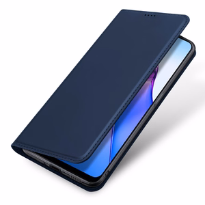 Dux Ducis Skin Pro ümbris Oppo Reno 8 Pro flip cover kaardi rahakoti stend sinine