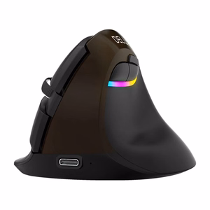 Delux M618Mini ergonoomiline hiir (kuldne, USB / Bluetooth / 2,4G)