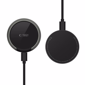 Tech-Protect QI15W-A33 Induktiivne Laadija koos MagSafe and Alus koos USB-A / USB-C Kaabel - must