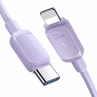 Joyroom Multi-Color Series A14 USB-C / Lightning 20W Kaabel 1.2 m - Purple