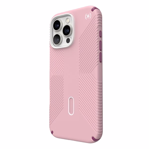 Speck Presidio2 Grip ClickLock & MagSafe ümbris seadmele iPhone 16 Pro Max, Wednesday Pink / Boysenberry Purple / valge
