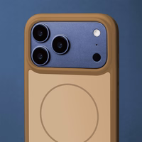 Frame Thin Mag ümbris for iPhone 16 Pro Max 6,9" pruun