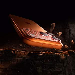 Benks karastatud klaasist Armor Warrior objektiiv (OR69) Iphone 17 Pro ArmorGrid oranž (kaamerasaare) jaoks