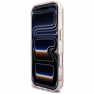 Karl Lagerfeld IML KL Script Logo MagSafe Ümbris for iPhone 17 Pro Max - roosa