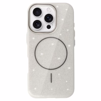 Magsafe Slim Shiny jaoks Iphone 15 Pro Max hõbedane