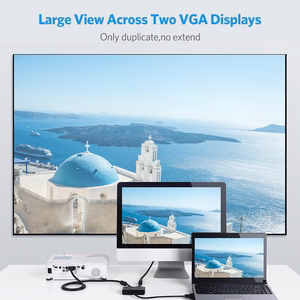 Ugreen 40254 1x2 VGA jaotur 1920x1440 60Hz - must