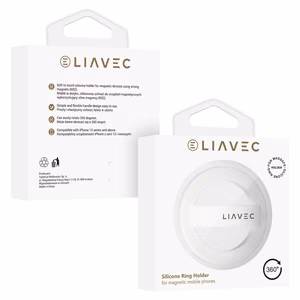 Liavec Ring Magsafe valge