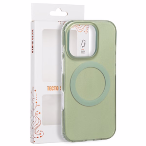 Tecto Shield Mistiq Mag ümbris mudelile iPhone 16 Pro 6,3", oliivroheline