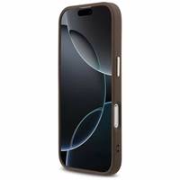 GUESS ümbris jaoks IPHONE 17 compatible with MagSafe GUHMP17SP4GTDGMW (4G PU W/ Triangle Logo) kuldne brown