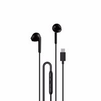 Dudao X3C In-Ear Wired USB-C Kõrvaklapid 1.2m - Must