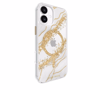 Case-Mate Karat MagSafe ümbris seadmele iPhone 16 Plus, Granite mustriga