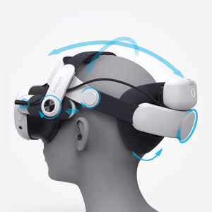 BoboVR M3 Pro Rihm jaoks Meta Quest 3 VR Headset + BoboVR B2 Aku - Must and Valge