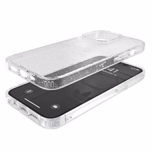 Adidas OR Protective Clear Ümbris Glitter jaoks iPhone 13 Pro / iPhone 13 - läbipaistev hõbedane
