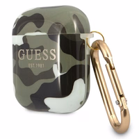 Guess GUA2UCAMA AirPodsi kate roheline/khaki Camo kollektsioon