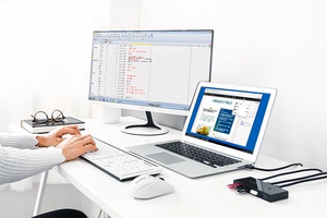 Ugreen jaotur HUB 4x USB 3.2 Gen 1 USB jagaja kahele arvutile must (US216 30768)