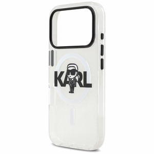 Karl Lagerfeld IML Karl Sketch Logo MagSafe Ümbris jaoks iPhone 17 Pro - Läbipaistev