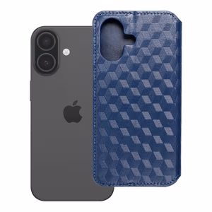 Чехол-книжка для iPhone 17 / 18 Cubic Book синий
