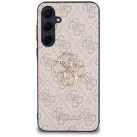Guess 4G Big Metal Logo ümbris jaoks Samsung Galaxy A35 - roosa