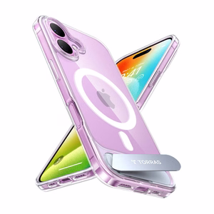 Torras Pstand Series чехол для iPhone 16 Plus (прозрачный)