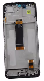 LCD screen Xiaomi Redmi 13 4G/5G/Poco M6 4G koos touch screen koos frame Ice Sinine original (service pack)