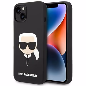 Karl Lagerfeld KLHCP14MSLKHBK iPhone 14 Plus 6.7 "hardcase must / must Silicone Karl`s Head