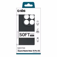 SBS Instinct ümbris Xiaomi Redmi Note 15 Pro jaoks - must