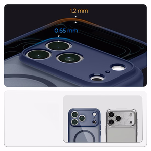 Spigen Ultra Hybrid MagSafe ümbris iPhone 18 Pro / 17 Pro jaoks, tumesinine